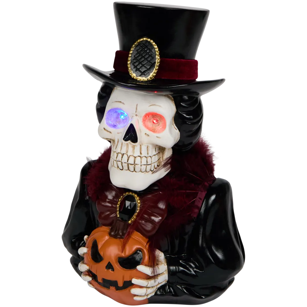 Halloweenska soška so svetlom