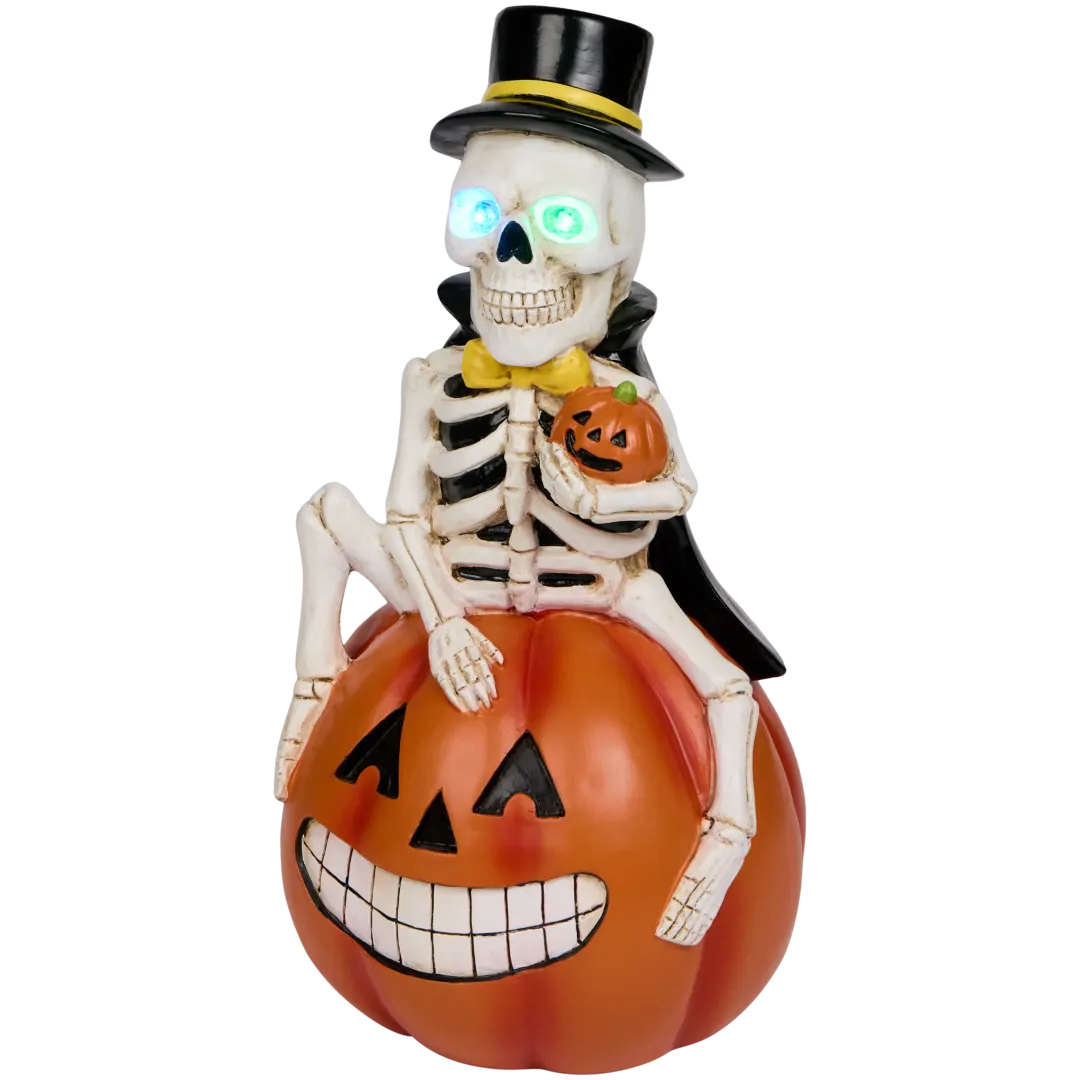 Halloweenska soška so svetlom