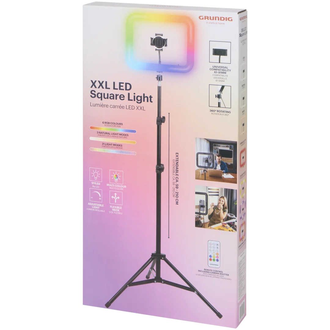 Grundig ledlamp met statief