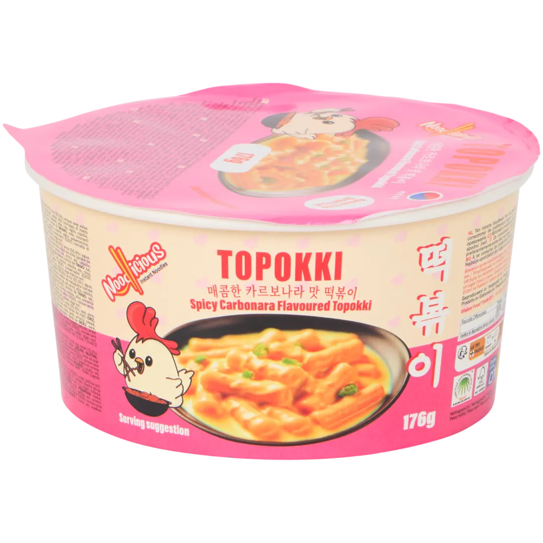 Noodlicious Toppoki Spicy Carbonara