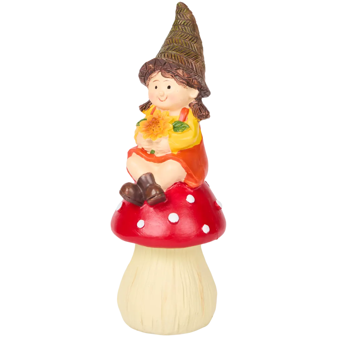 Herbstlicher Deko-Zwerg 4