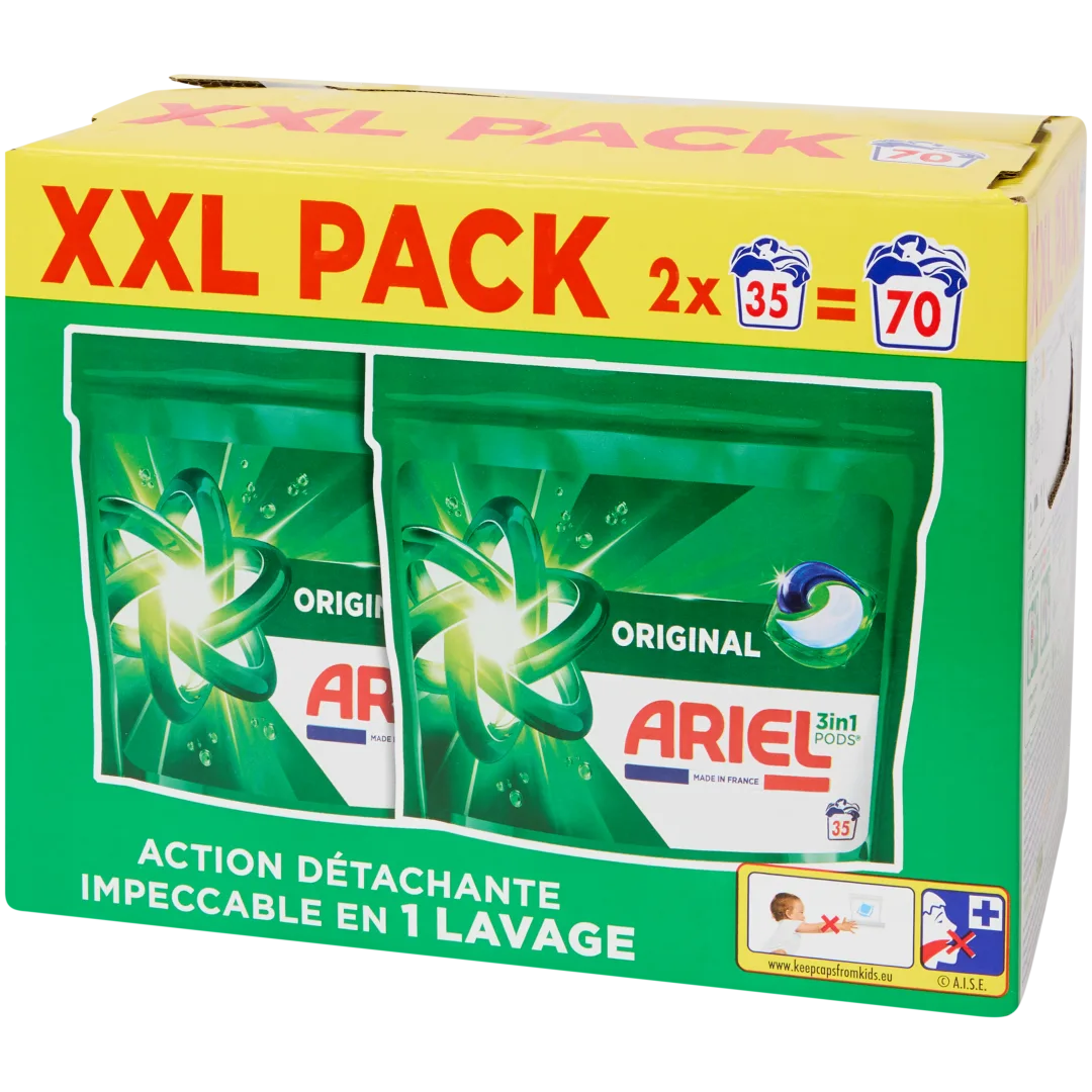 Ariel 3-in-1 pods XXL