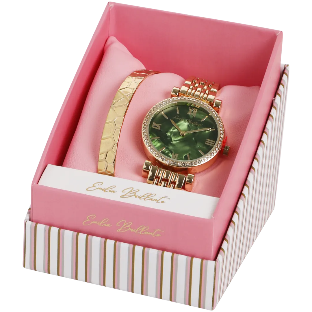 Conjunto de oferta de relógio e pulseira