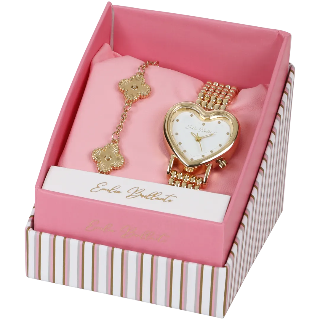 Conjunto de oferta de relógio e pulseira