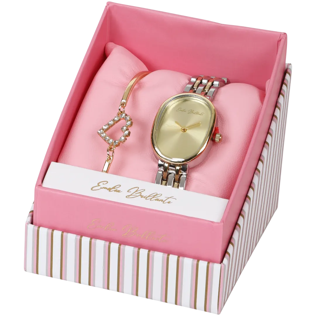 Conjunto de oferta de relógio e pulseira