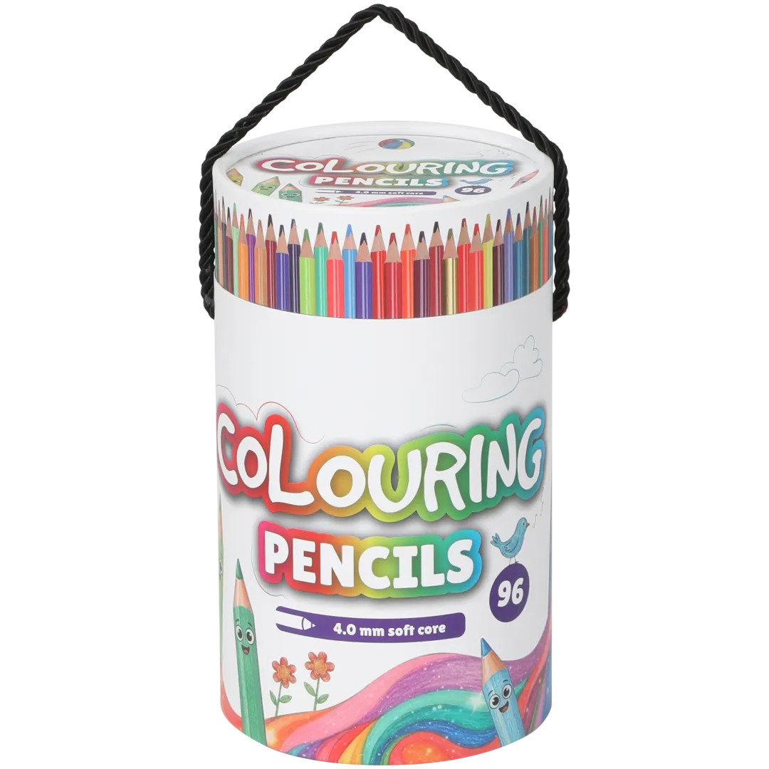Crayons de couleur dans tube Jumbo
