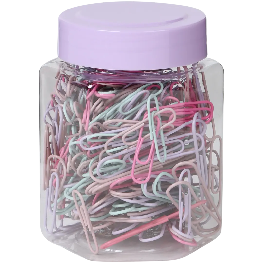Paperclips in pot