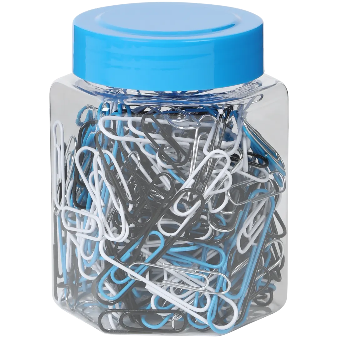 Paperclips in pot