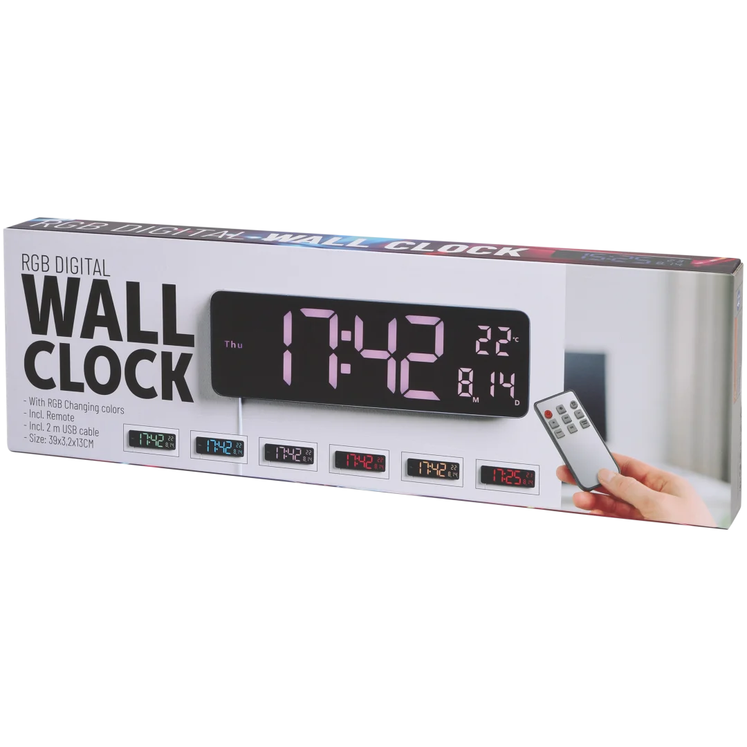 Reloj de pared digital