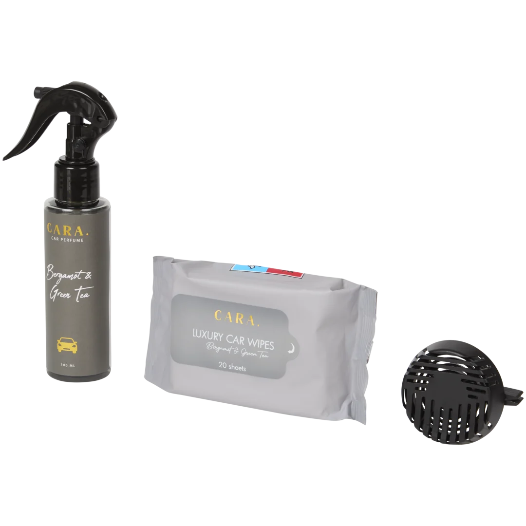 Conjunto de oferta para automóvel com ambientador 1