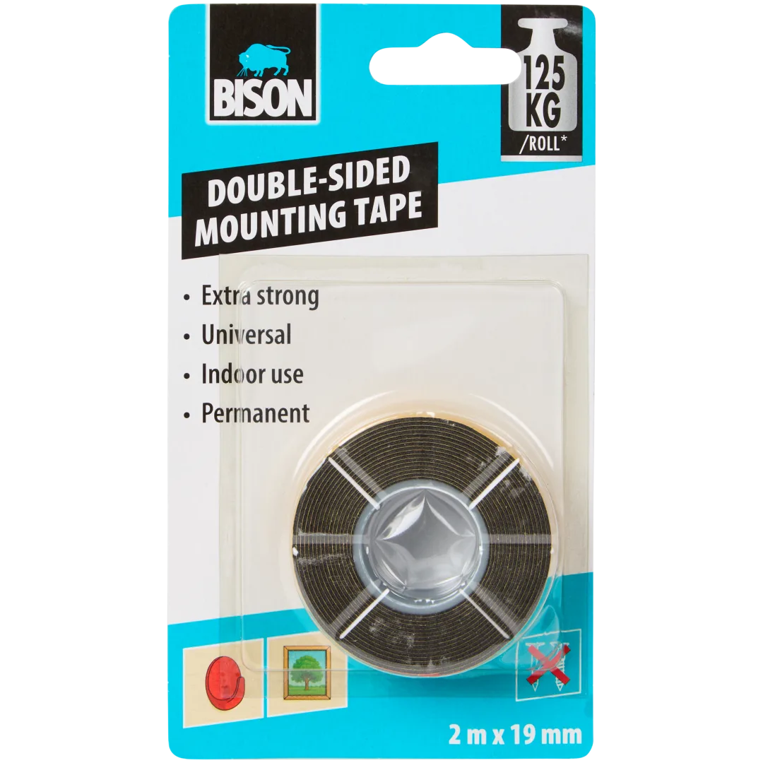 Bison dubbelzijdig montagetape 1