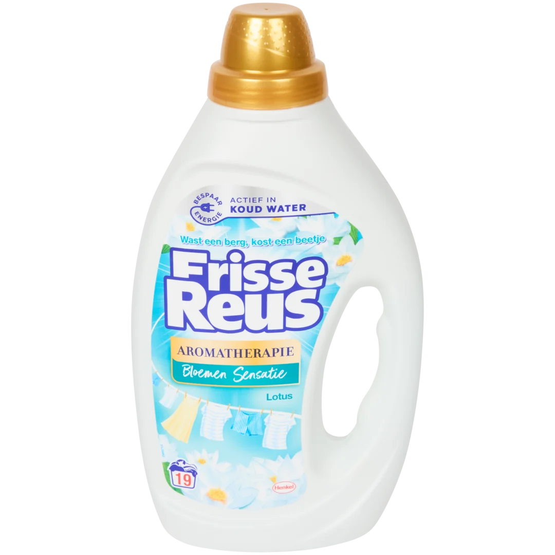 Frisse Reus Aromatherapie wasmiddel Bloemen Sensatie Lotus 1
