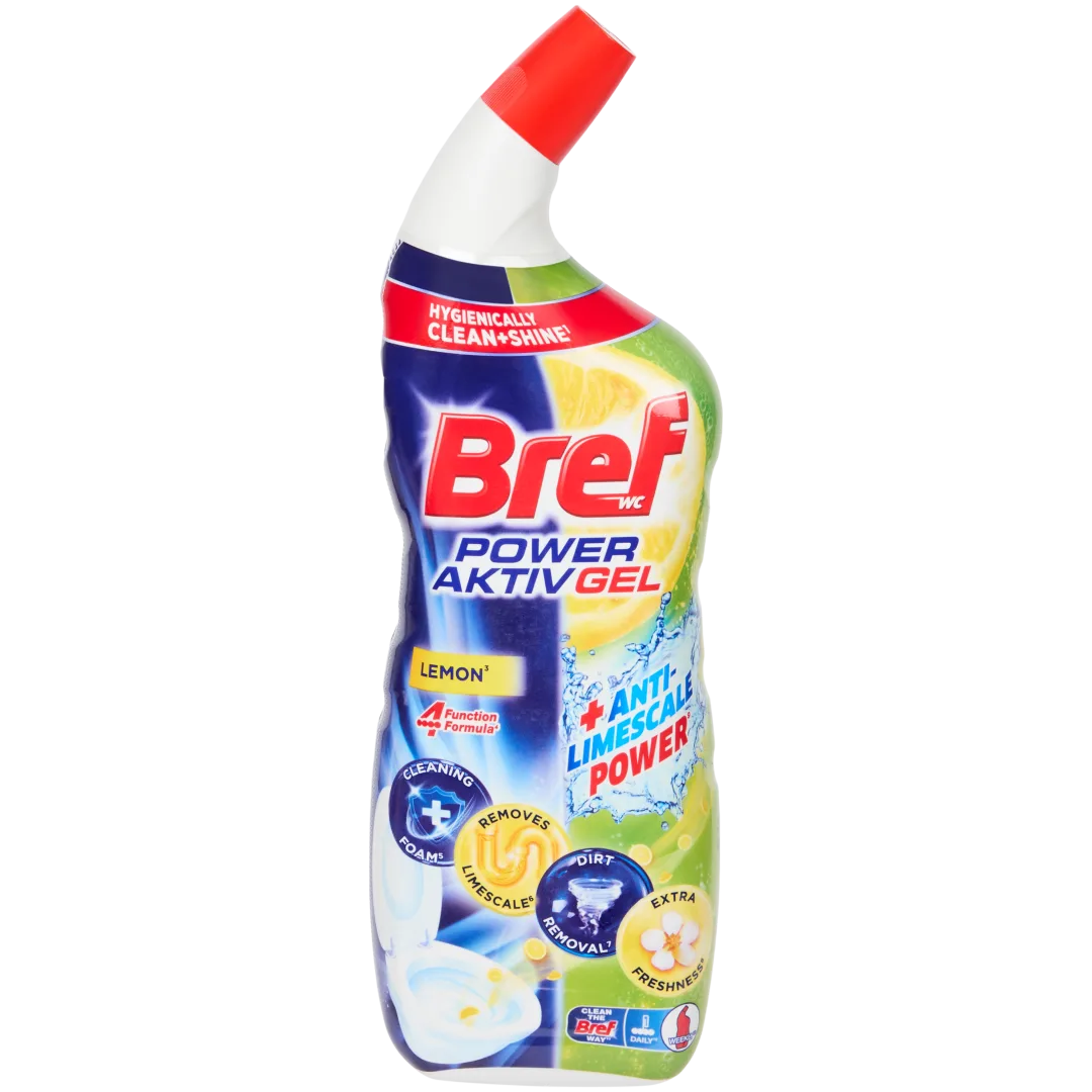 Nettoyant pour cuvette Bref Power Aktiv Gel Citron 1