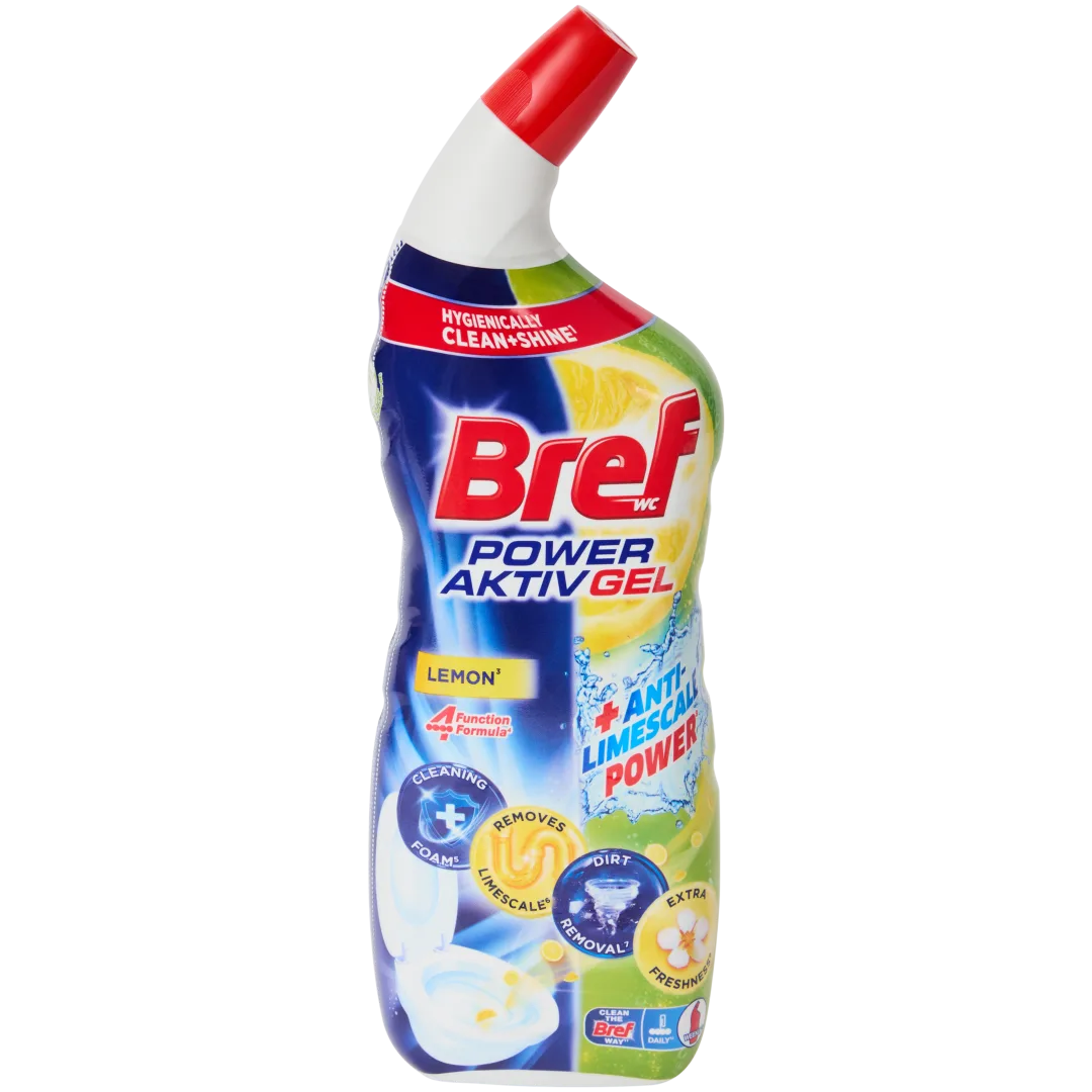 Bref Power Aktiv Gel WC-Reiniger Lemon