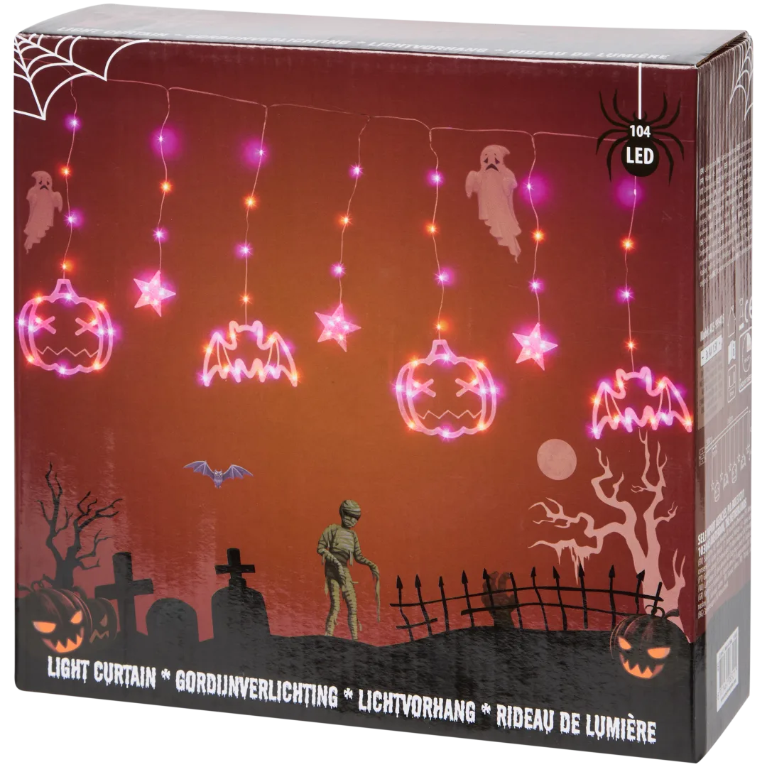 Halloweenska svetelná reťaz