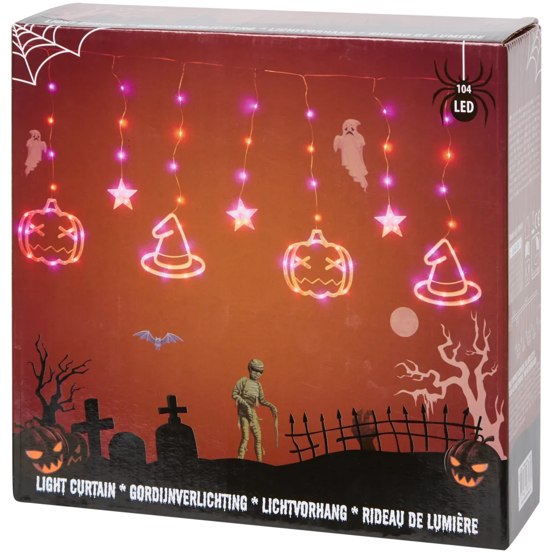 Halloweenska svetelná reťaz