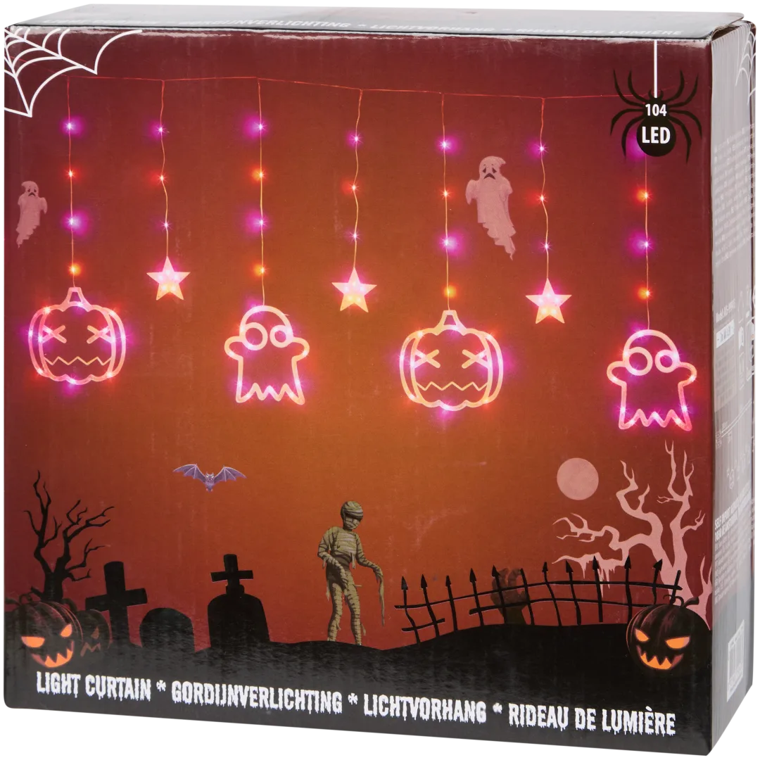 Halloweenska svetelná reťaz