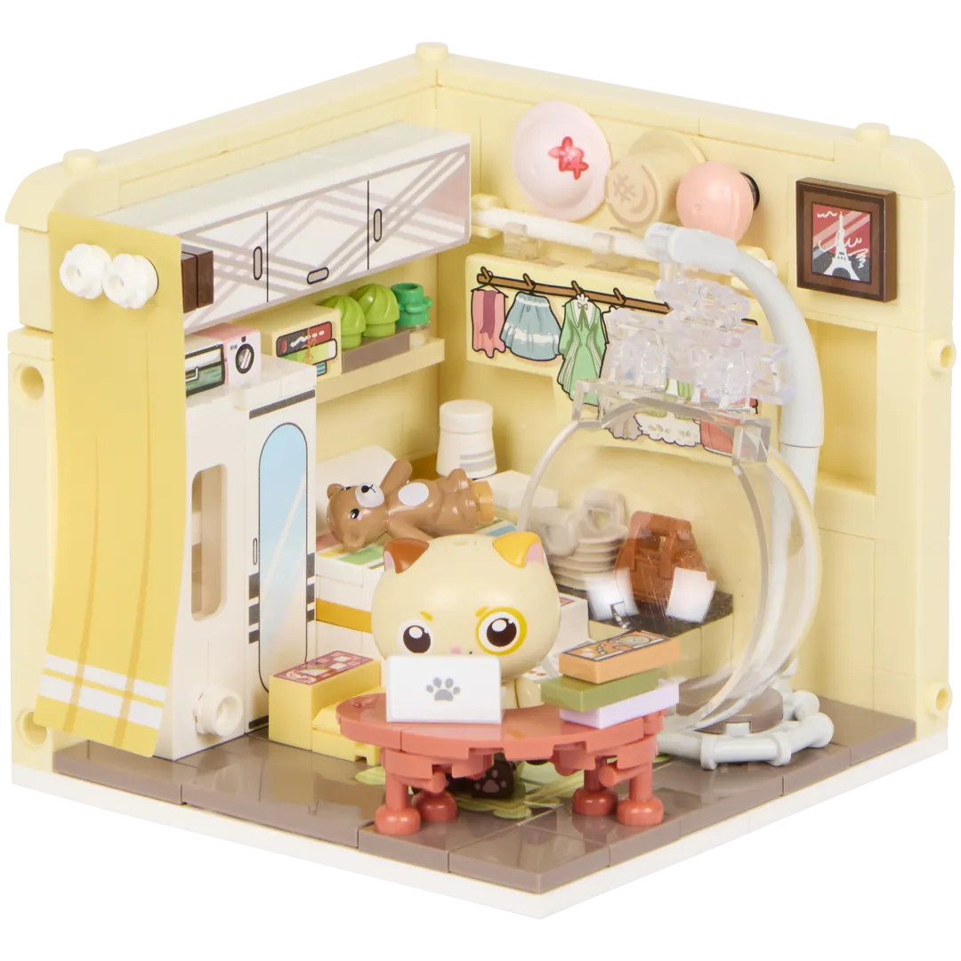 Set kawaii cu blocuri de construit