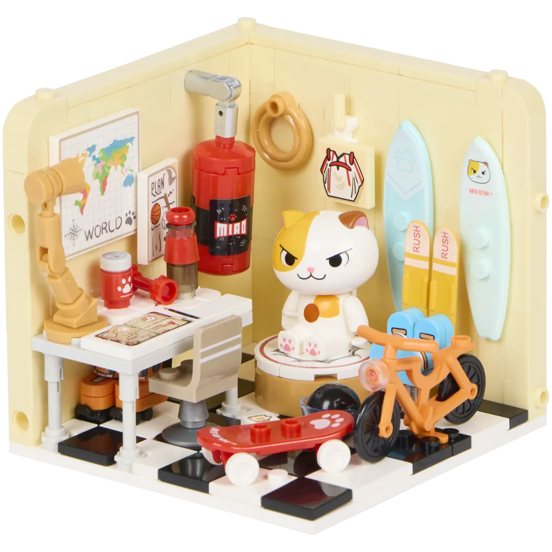 Set kawaii cu blocuri de construit