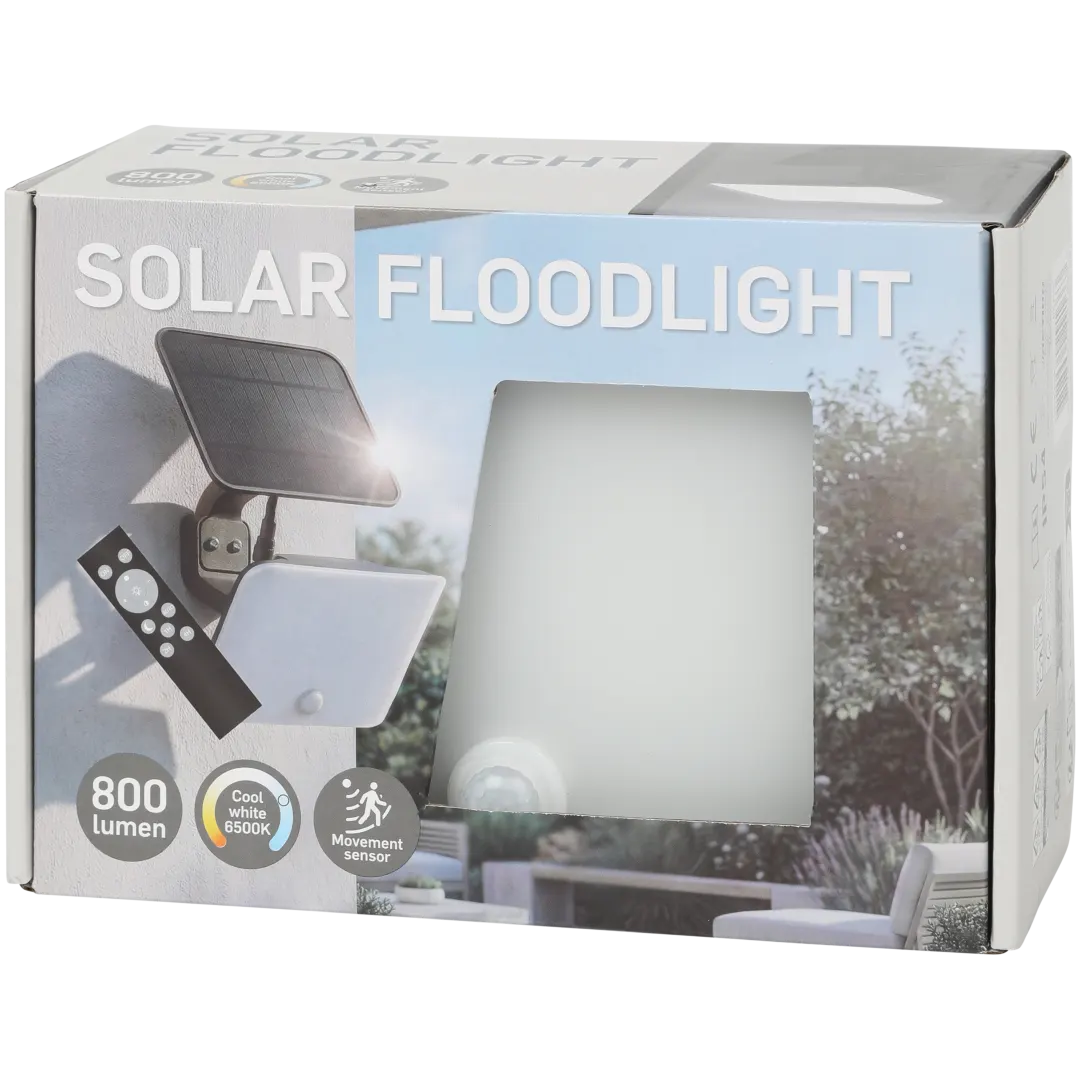 Holofote solar com sensor