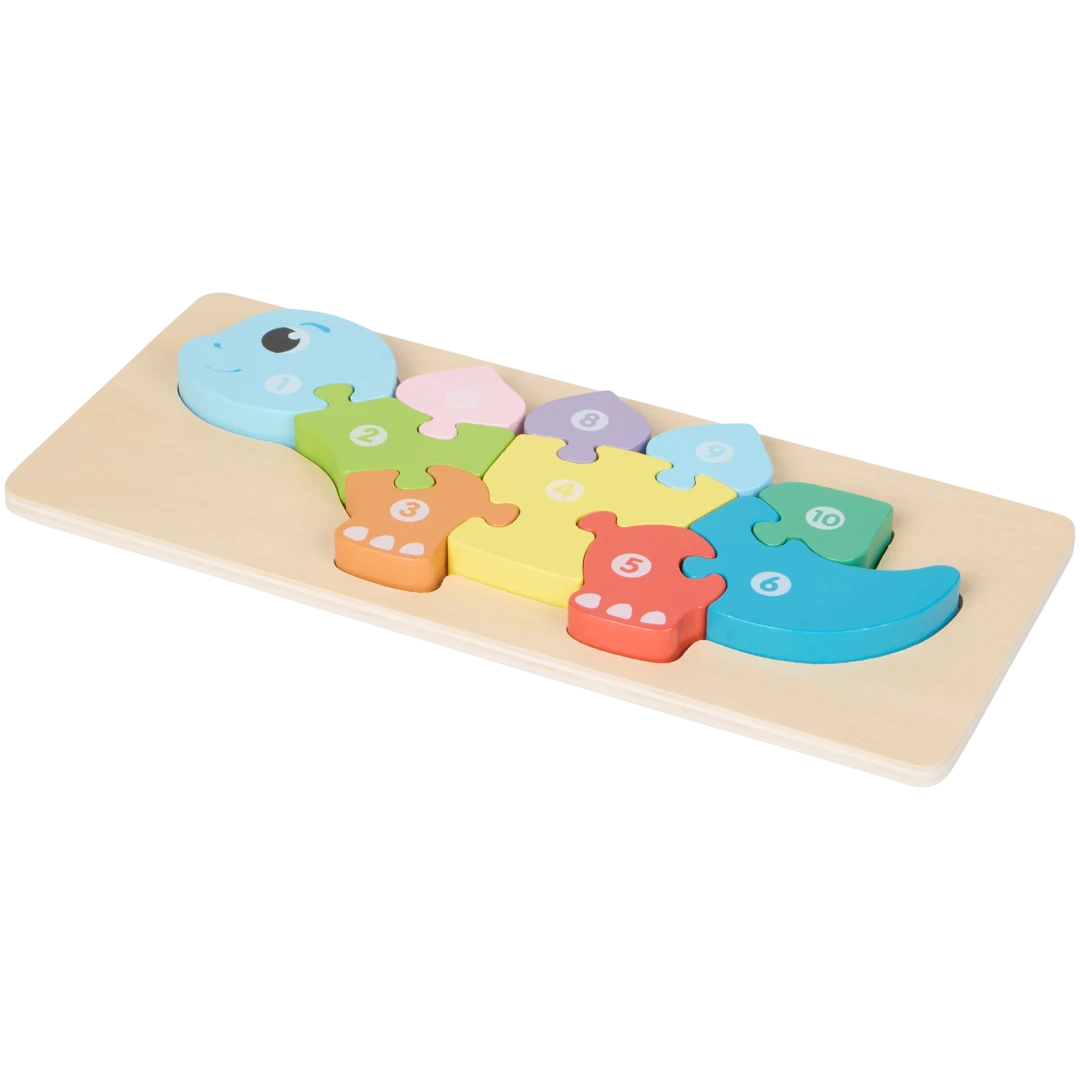 Puzzle din lemn cu animale Mini Matters
