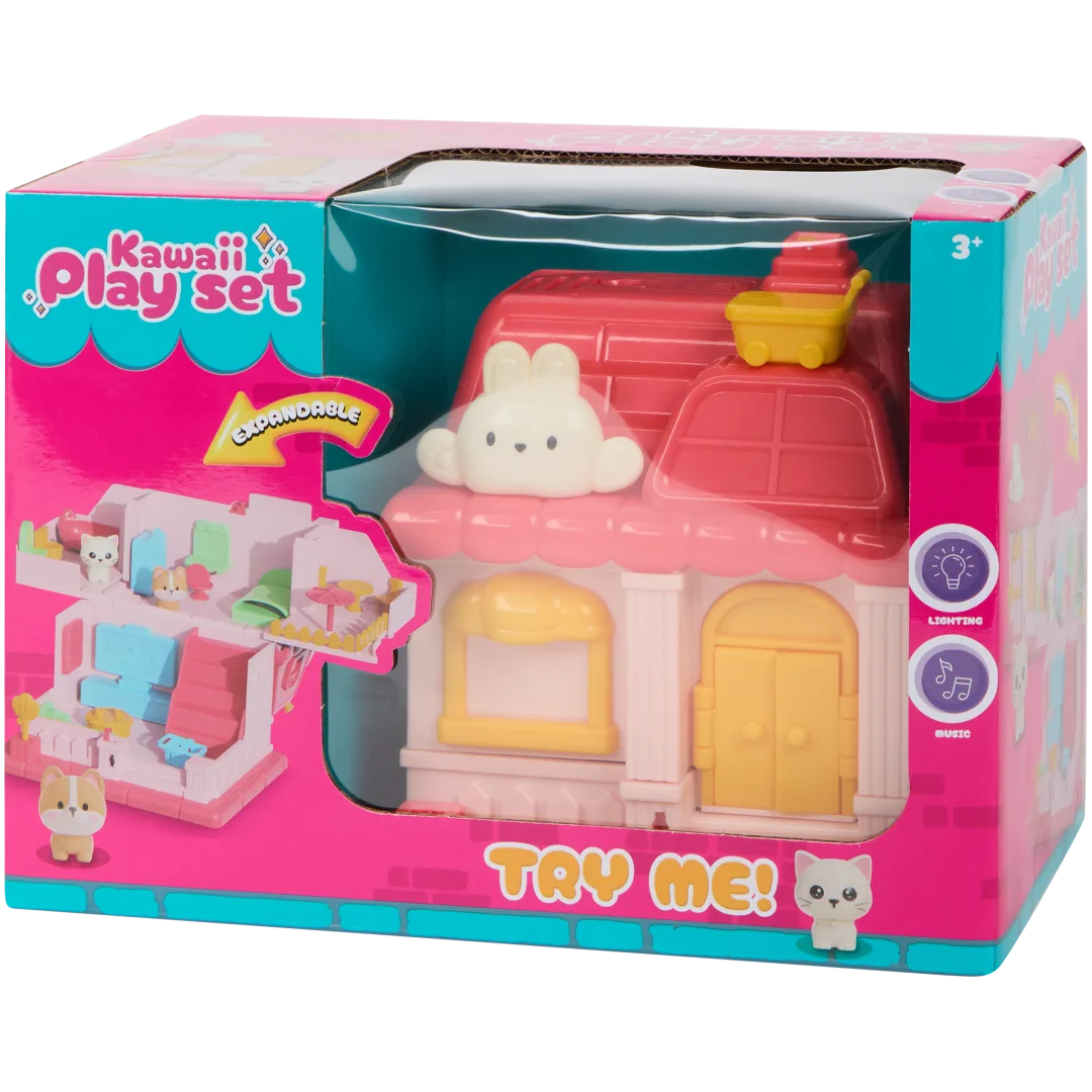 Căsuță de joacă cu lumină și sunet Kawaii