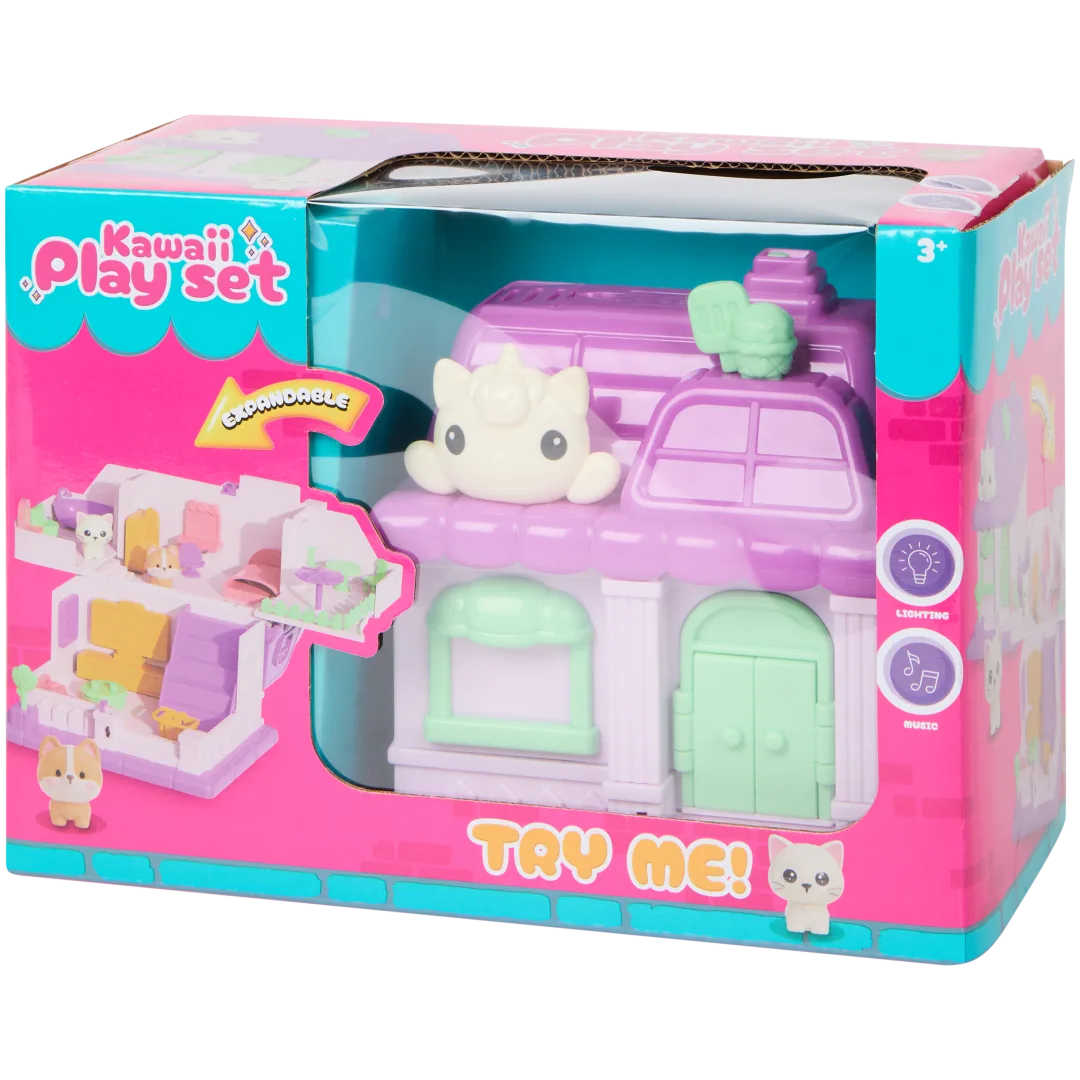 Casinha de brincar com luz e som Kawaii 2