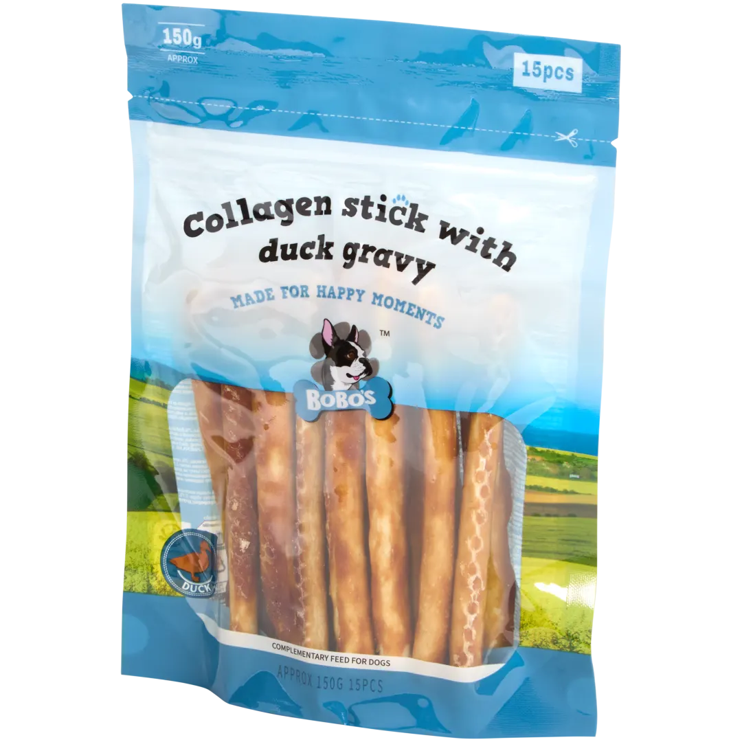 Sticks de collagène au canard