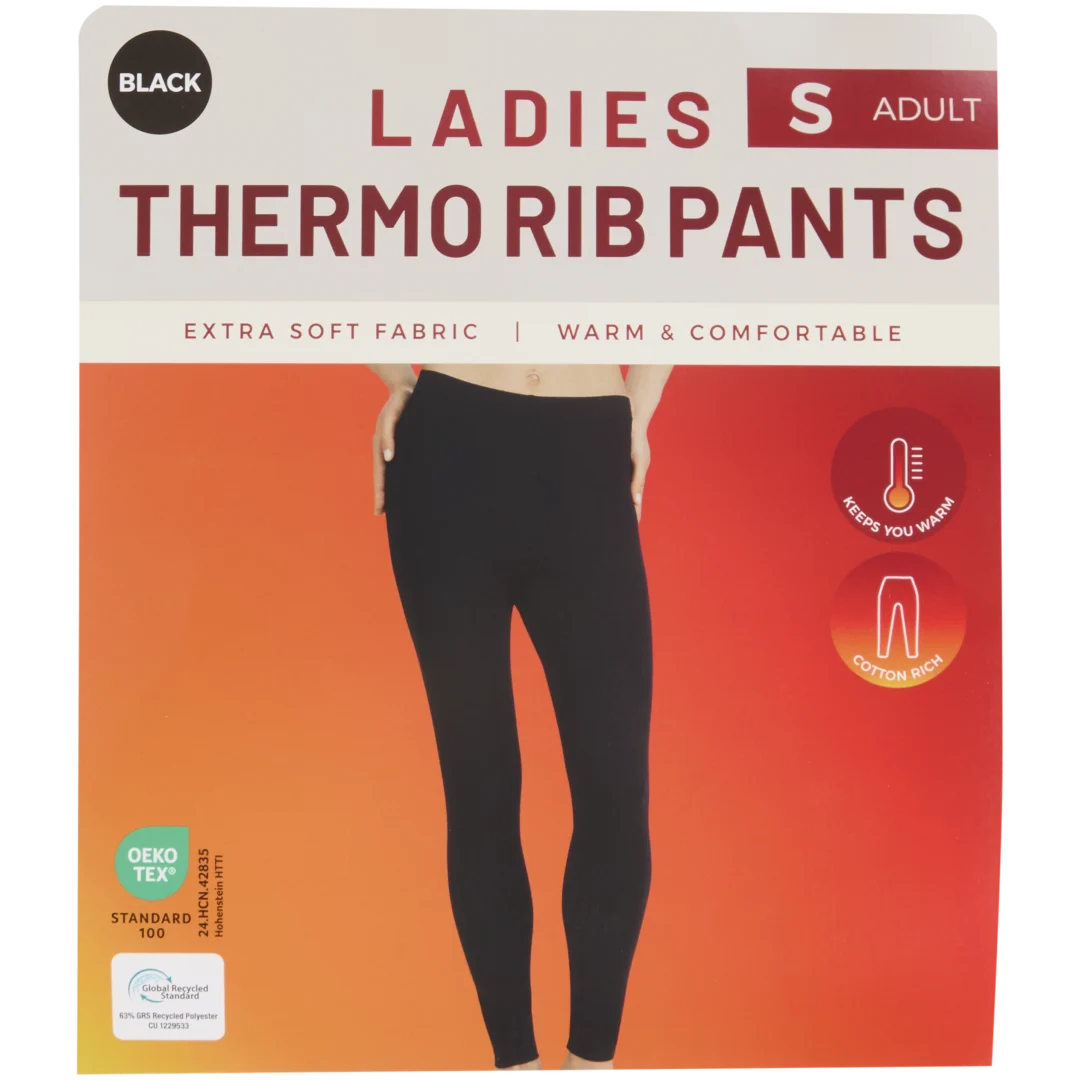 Pantalones térmicos para mujer Ribete