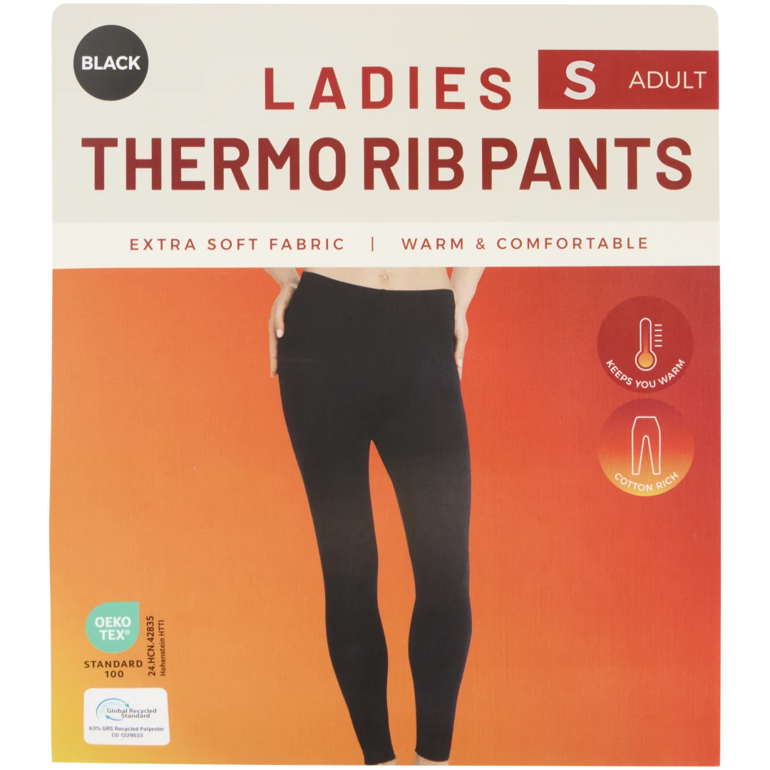 Dames thermobroek Rib