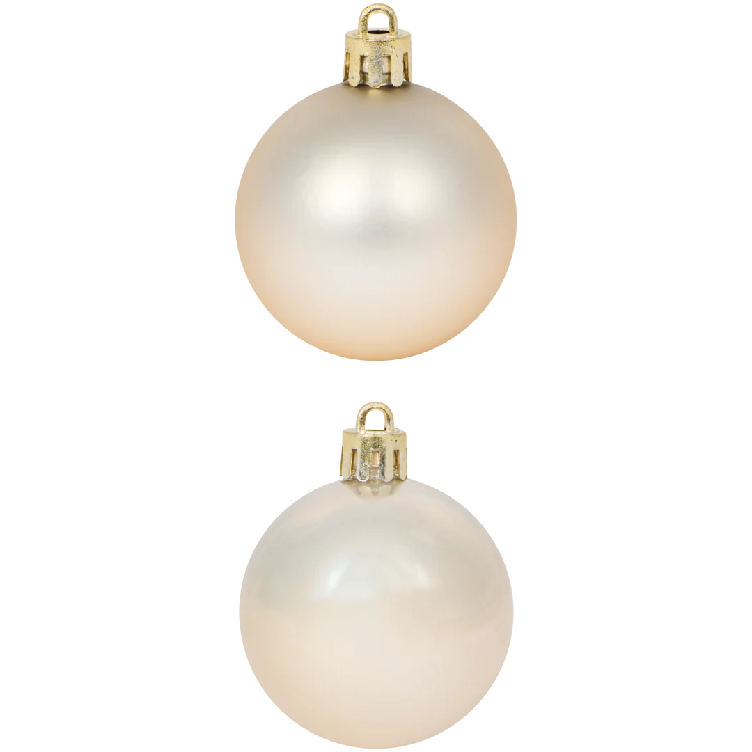 Bolas de Natal em plástico
