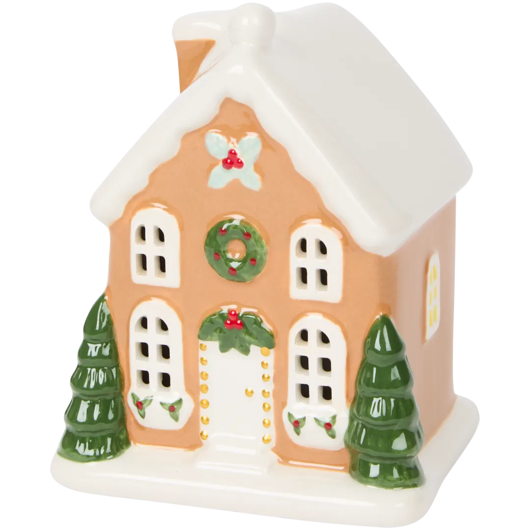 Casinha de Natal com luz LED