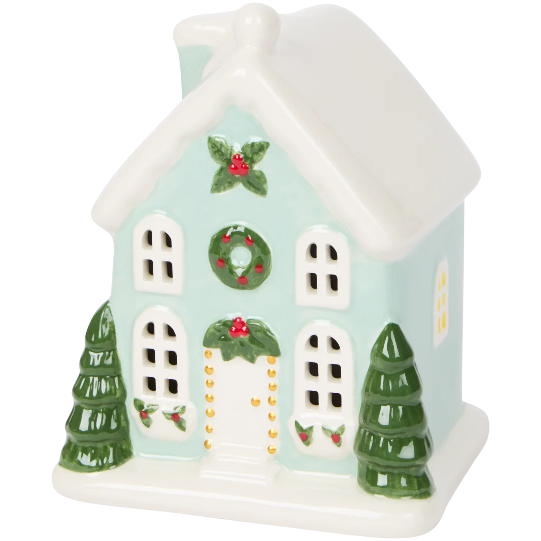 Casinha de Natal com luz LED