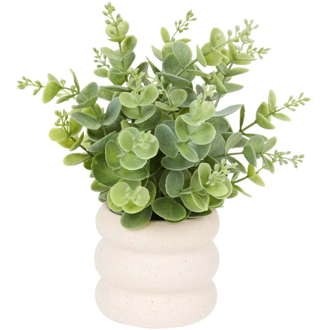 Plante artificielle en pot