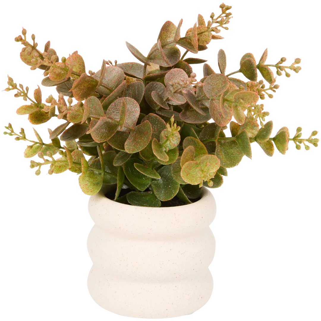 Plante artificielle en pot