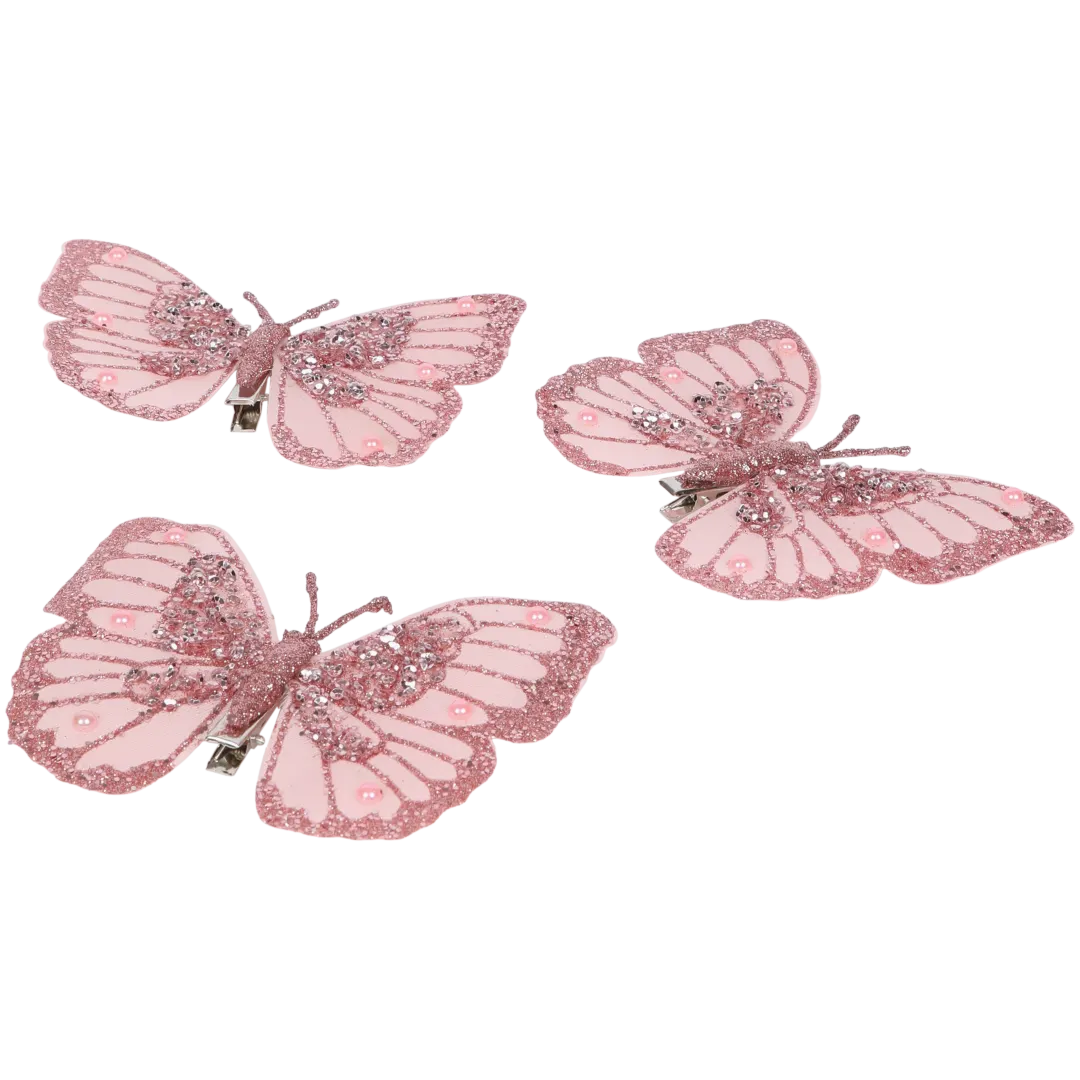 Papillons avec pince