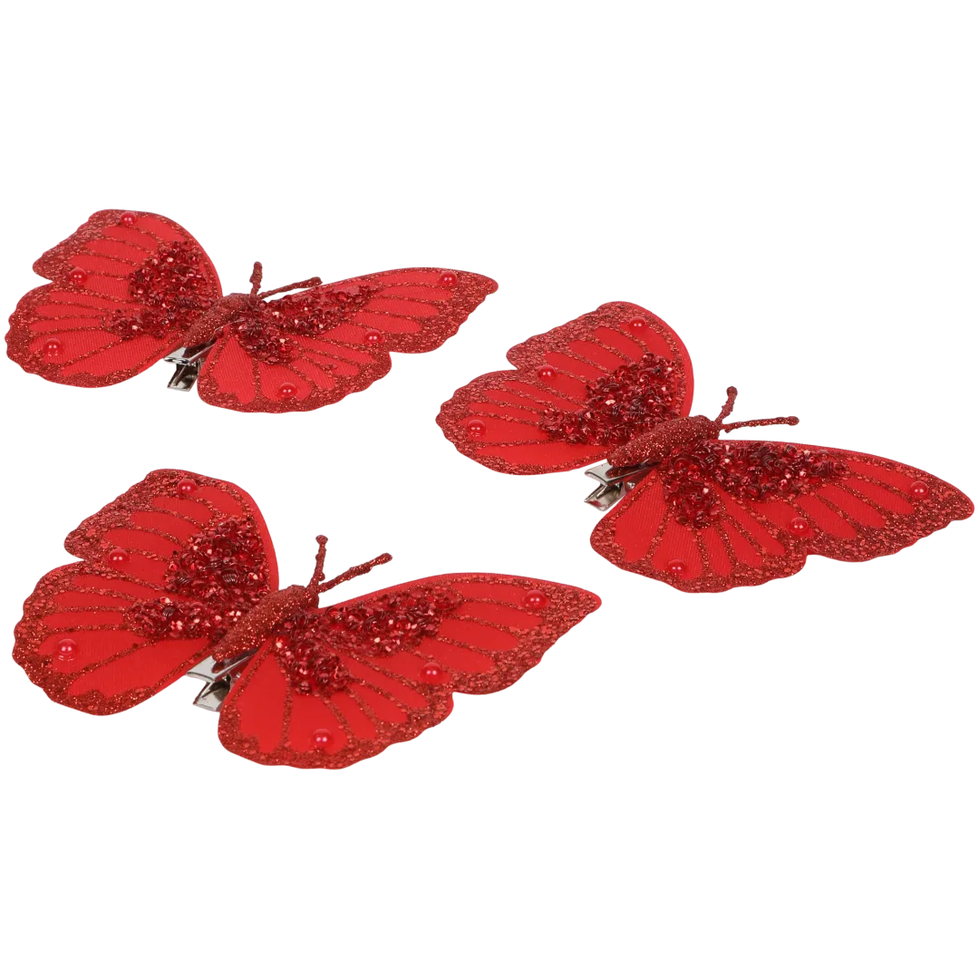 Papillons avec pince