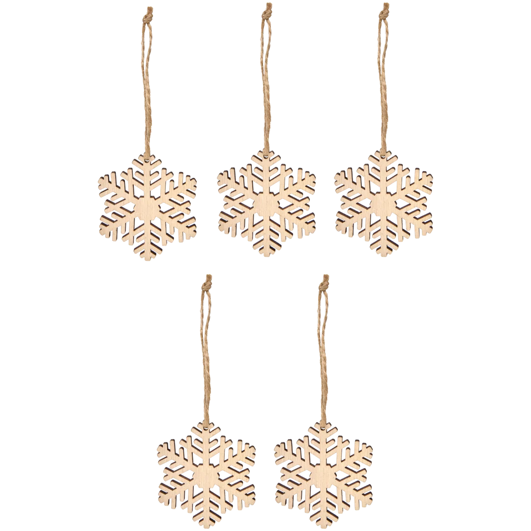 Suspensions de Noël en bois 3