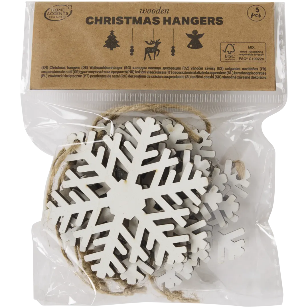 Suspensions de Noël en bois 9
