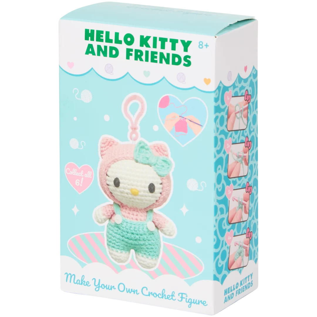 Set de ace de croșetat Hello Kitty