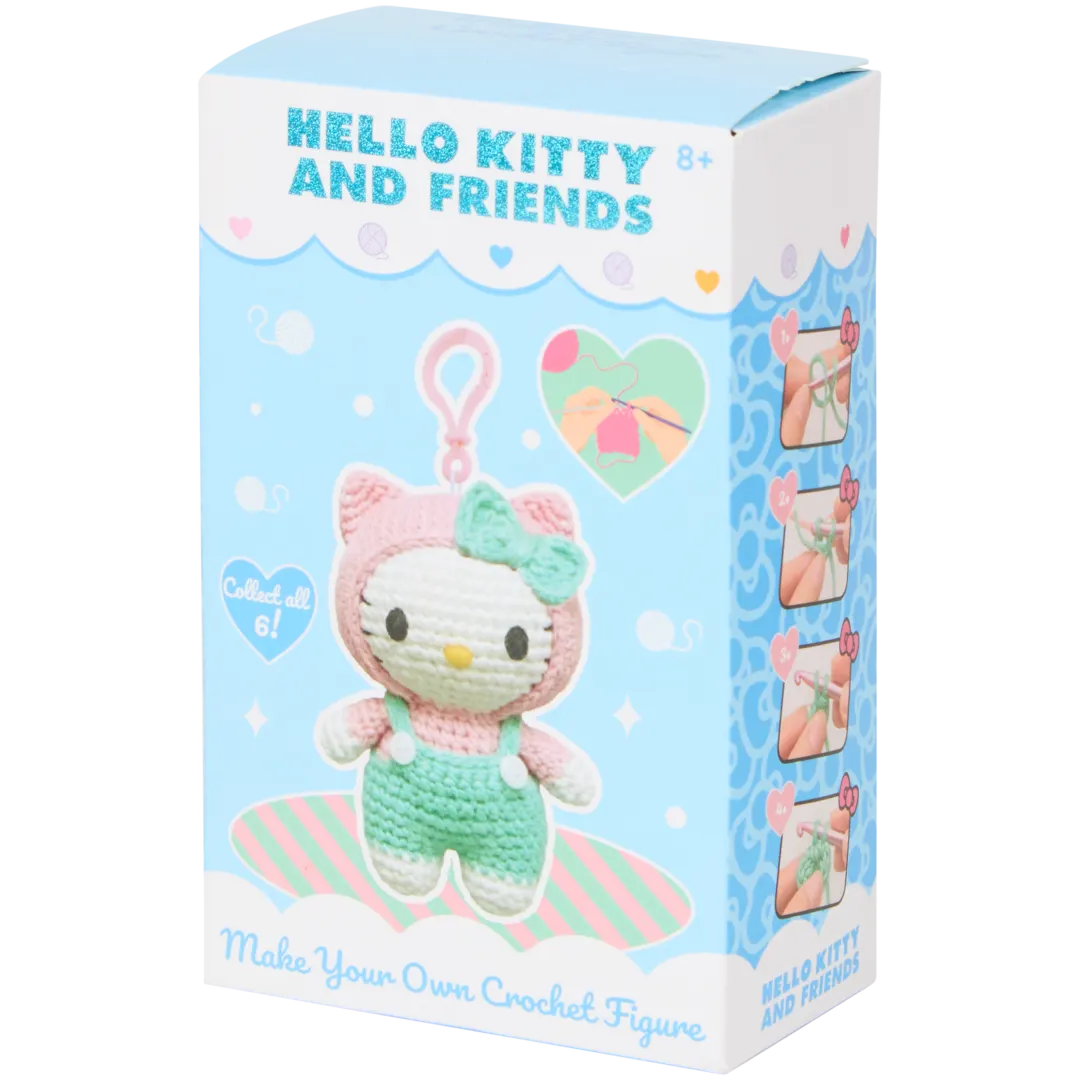 Set de ace de croșetat Hello Kitty