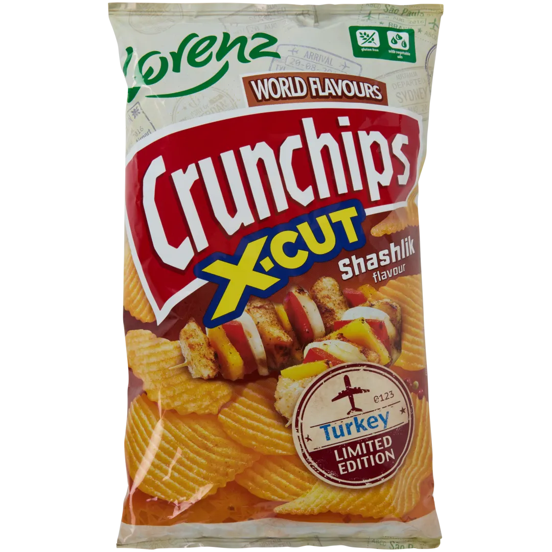 Lorenz Crunchips X-Cut Turkey Shashlik