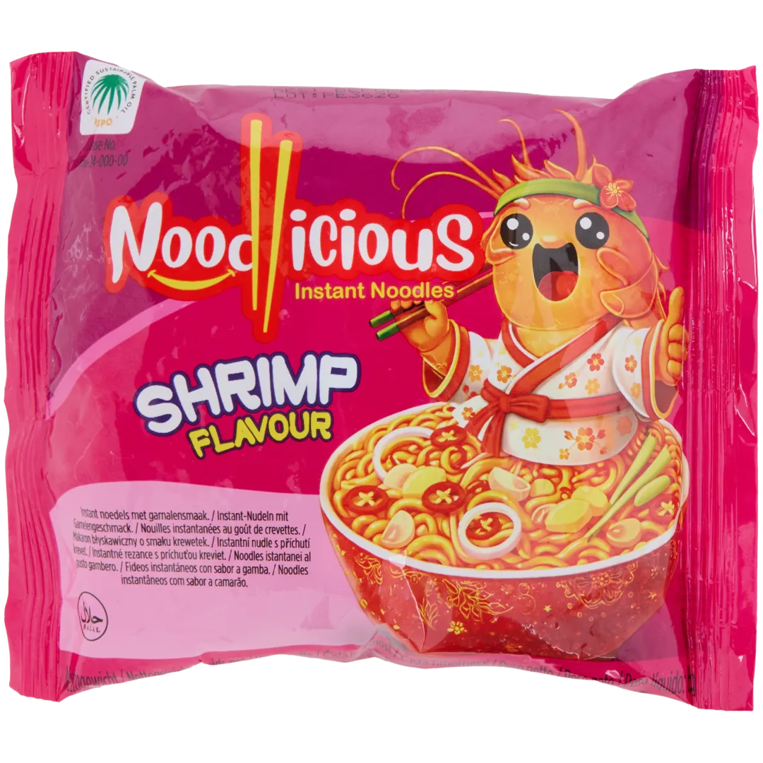 Noodlicious instant noedels Garnaal