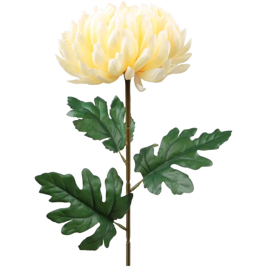 Kunstbloem chrysant op steel