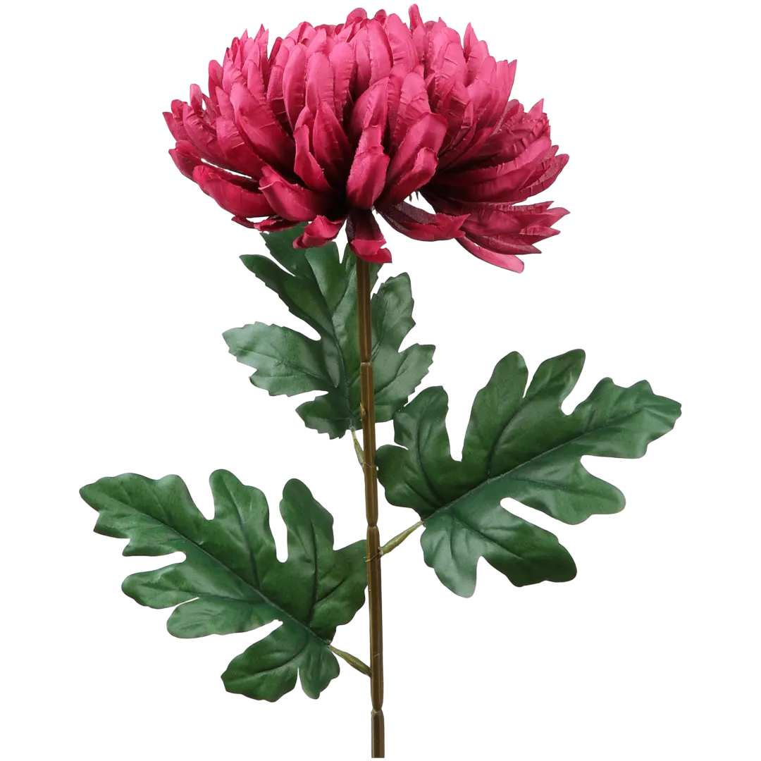 Kunstbloem chrysant op steel