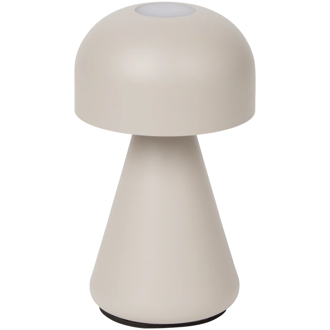 Oplaadbare metalen tafellamp