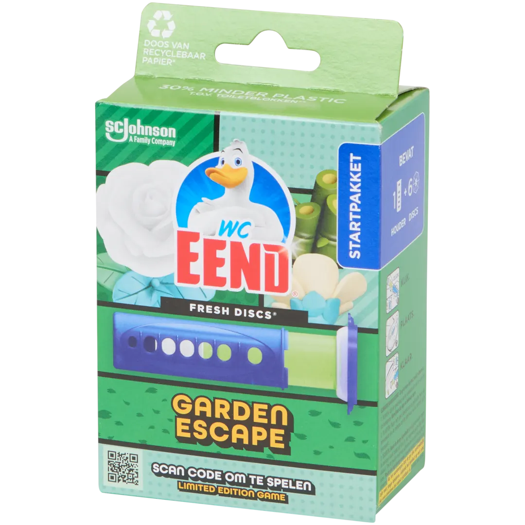 WC-Eend Fresh Discs starterkit Garden Escape
