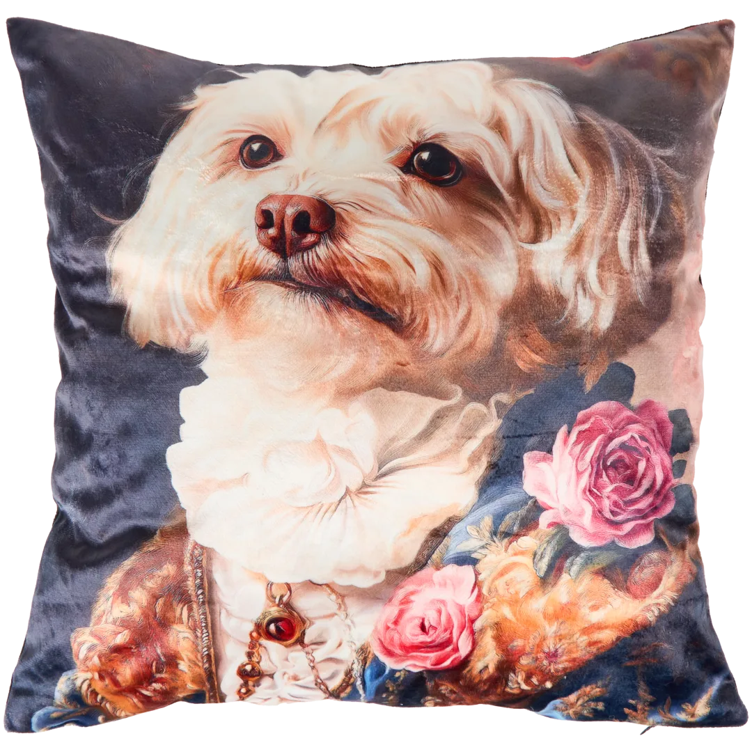 Housse de coussin motif animal