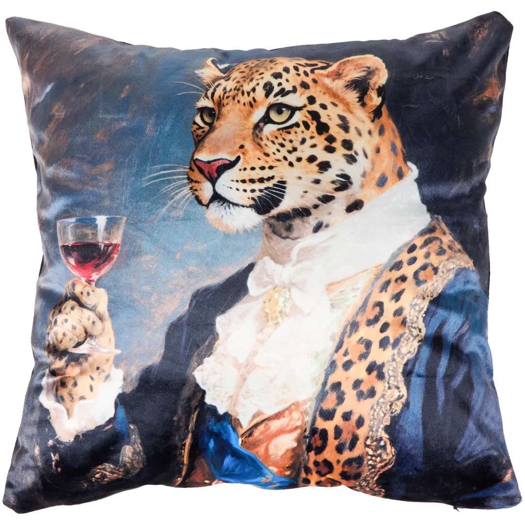Housse de coussin motif animal