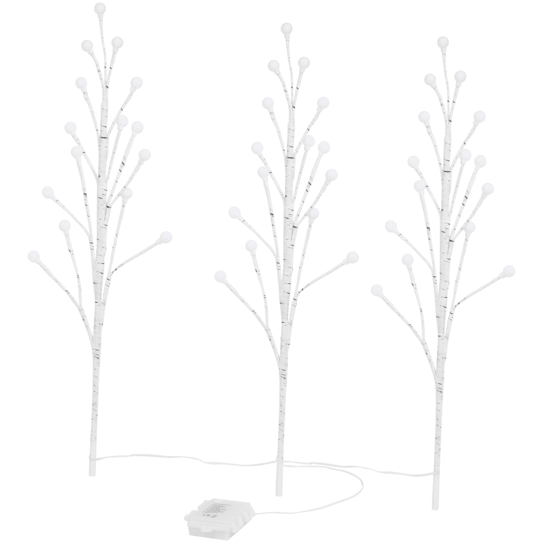 Espetos com luz para jardim